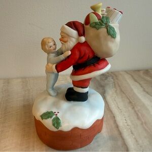 Vintage Santa’s Love Music Box “Joy to the World”